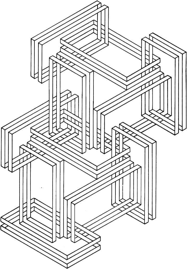 錯視の無料ぬりえ #213941（その他コレクション）