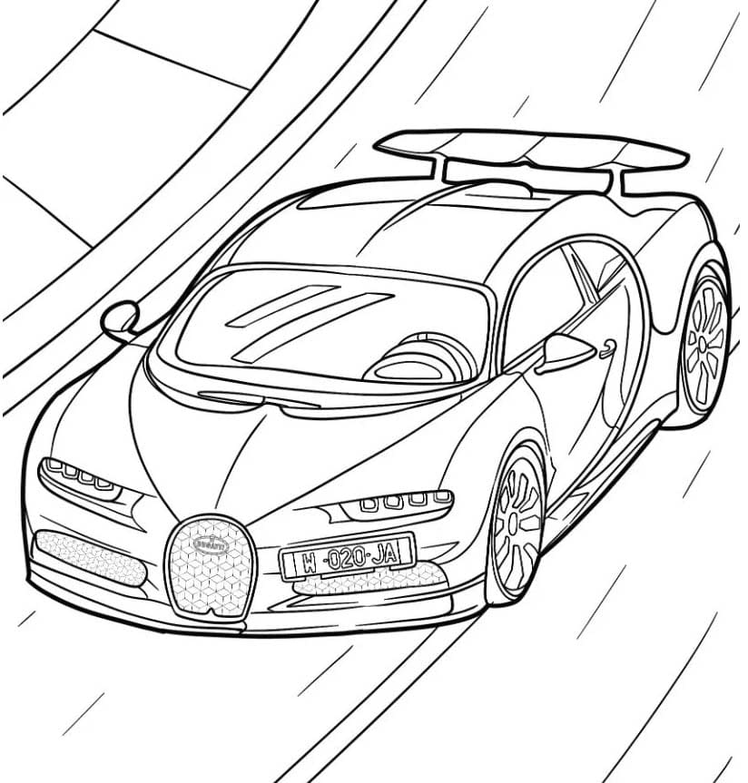 Bugattiの無料ぬりえ #218672（交通コレクション）