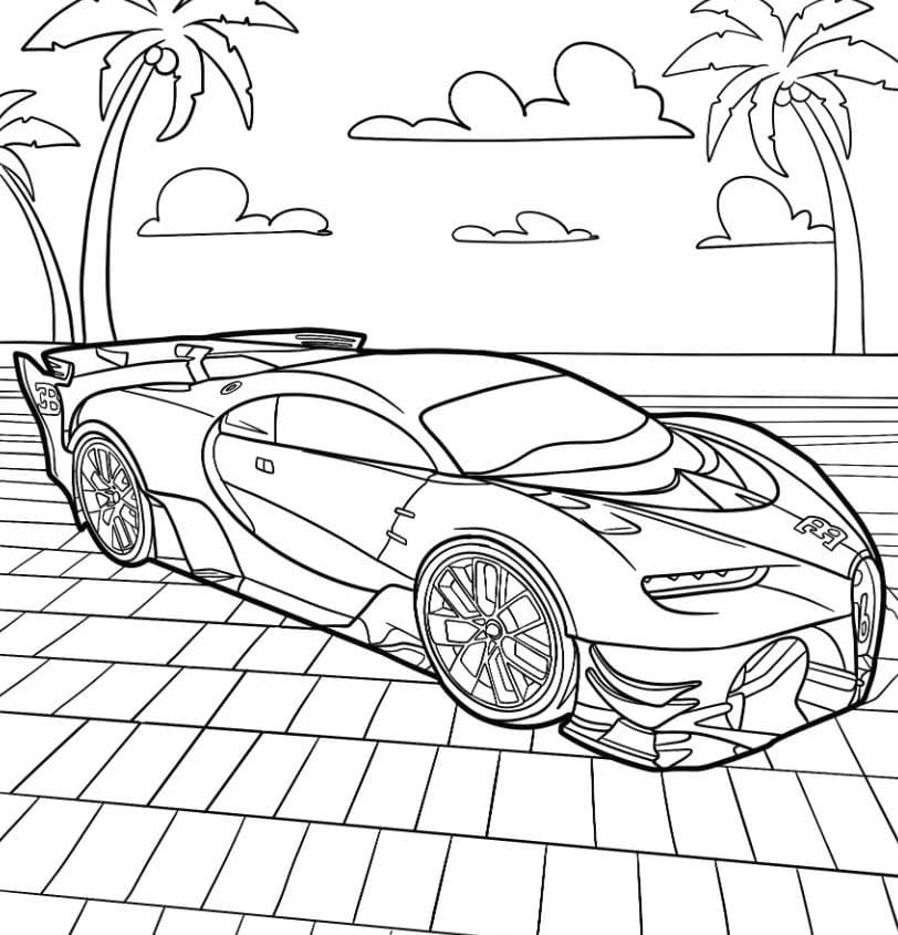 Bugattiの無料ぬりえ #218675（交通コレクション）