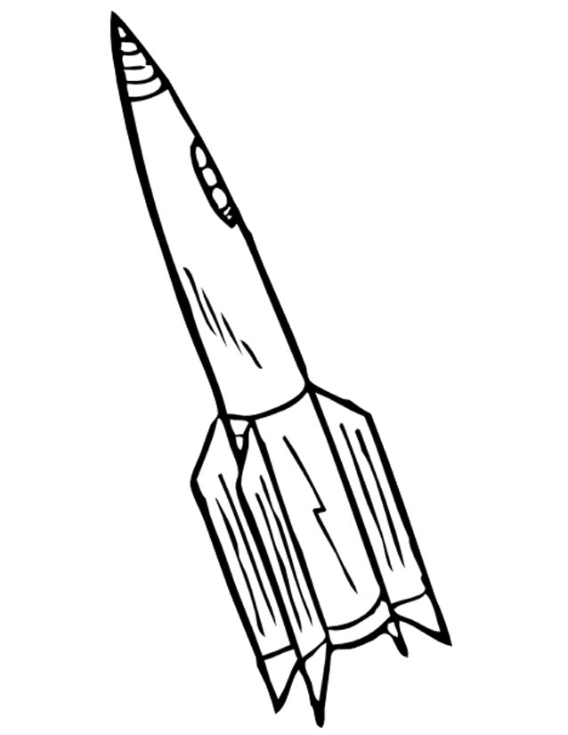 ロケットの無料ぬりえ #140050（交通コレクション）