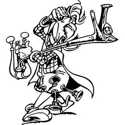 Cacofonix - 無料の印刷用ぬりえ