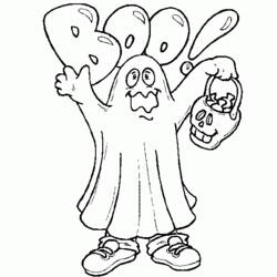 お化け (キャラクター)ぬりえ #95536 印刷して色を塗る