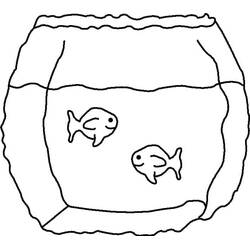 水族館 (物)ぬりえ #184564 印刷して色を塗る