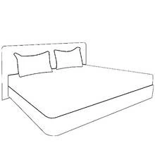 ベッド (物)ぬりえ #167830 印刷して色を塗る