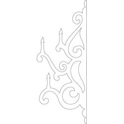 燭台 (物)ぬりえ #169857 印刷して色を塗る