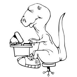 コンピューター (物)ぬりえ #179603 印刷して色を塗る