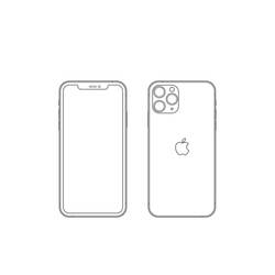 iPhoneとiPad (物)ぬりえ #191803 印刷して色を塗る