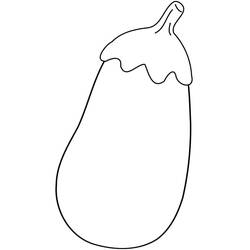 Dessin à colorier: Aubergine (Alimentation et Nutrition) #207490 - Coloriages à Imprimer Gratuits