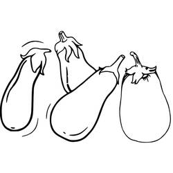 Dessin à colorier: Aubergine (Alimentation et Nutrition) #207494 - Coloriages à Imprimer Gratuits