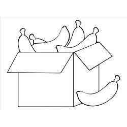 Dessins à colorier: Banane - Coloriages à Imprimer Gratuits