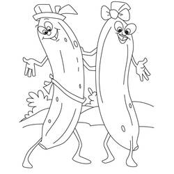 Dessin à colorier: Banane (Alimentation et Nutrition) #199040 - Coloriages à Imprimer Gratuits