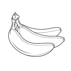 Dessin à colorier: Banane (Alimentation et Nutrition) #199041 - Coloriages à Imprimer Gratuits