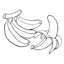 Dessin à colorier: Banane (Alimentation et Nutrition) #199042 - Coloriages à Imprimer Gratuits