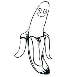 Dessin à colorier: Banane (Alimentation et Nutrition) #199046 - Coloriages à Imprimer Gratuits