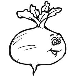 Dessin à colorier: Betterave (Alimentation et Nutrition) #213794 - Coloriages à Imprimer Gratuits