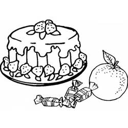 Dessin à colorier: Bonbons (Alimentation et Nutrition) #190801 - Coloriages à Imprimer Gratuits