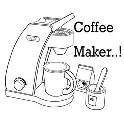 Dessin à colorier: Café (Alimentation et Nutrition) #210512 - Coloriages à Imprimer Gratuits