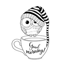 Dessin à colorier: Café (Alimentation et Nutrition) #210516 - Coloriages à Imprimer Gratuits