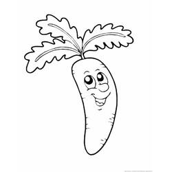 Dessin à colorier: Carotte (Alimentation et Nutrition) #197503 - Coloriages à Imprimer Gratuits