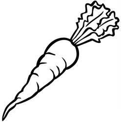 Dessin à colorier: Carotte (Alimentation et Nutrition) #197507 - Coloriages à Imprimer Gratuits