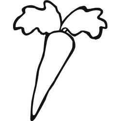 Dessin à colorier: Carotte (Alimentation et Nutrition) #197518 - Coloriages à Imprimer Gratuits