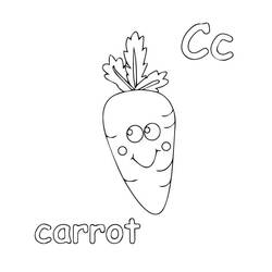 Dessin à colorier: Carotte (Alimentation et Nutrition) #197523 - Coloriages à Imprimer Gratuits