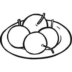 Dessin à colorier: Cerise (Alimentation et Nutrition) #190105 - Coloriages à Imprimer Gratuits