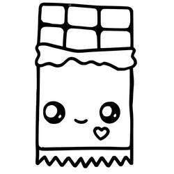Dessin à colorier: Chocolat (Alimentation et Nutrition) #214408 - Coloriages à Imprimer Gratuits