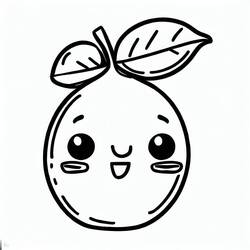 Dessin à colorier: Citron (Alimentation et Nutrition) #185002 - Coloriages à Imprimer Gratuits