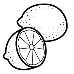 Dessin à colorier: Citron (Alimentation et Nutrition) #185009 - Coloriages à Imprimer Gratuits