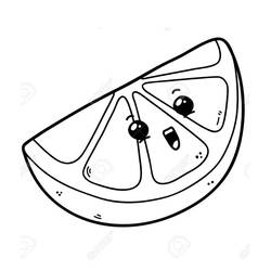 Dessin à colorier: Citron (Alimentation et Nutrition) #185018 - Coloriages à Imprimer Gratuits