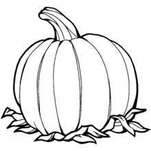 Dessin à colorier: Citrouille (Alimentation et Nutrition) #166814 - Coloriages à Imprimer Gratuits