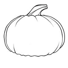 Dessin à colorier: Citrouille (Alimentation et Nutrition) #166819 - Coloriages à Imprimer Gratuits