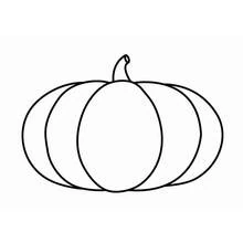 Dessin à colorier: Citrouille (Alimentation et Nutrition) #166831 - Coloriages à Imprimer Gratuits
