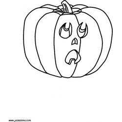 Coloriage Citrouille (Alimentation et Nutrition) #166916 à imprimer et colorier