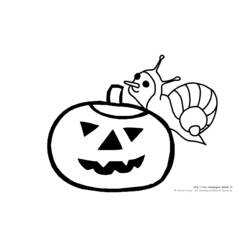 Coloriage Citrouille (Alimentation et Nutrition) #166937 à imprimer et colorier