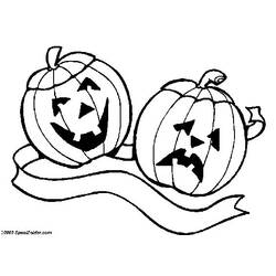 Coloriage Citrouille (Alimentation et Nutrition) #166949 à imprimer et colorier