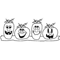 Dessin à colorier: Citrouille (Alimentation et Nutrition) #166960 - Coloriages à Imprimer Gratuits
