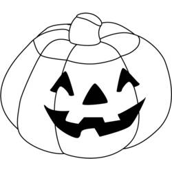 Coloriage Citrouille (Alimentation et Nutrition) #167016 à imprimer et colorier