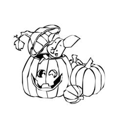 Coloriage Citrouille (Alimentation et Nutrition) #167061 à imprimer et colorier