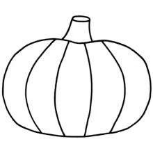 Dessin à colorier: Citrouille (Alimentation et Nutrition) #167064 - Coloriages à Imprimer Gratuits