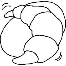 Dessin à colorier: Croissant (Alimentation et Nutrition) #206885 - Coloriages à Imprimer Gratuits