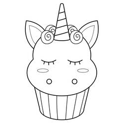 Dessin à colorier: Cupcake (Alimentation et Nutrition) #210590 - Coloriages à Imprimer Gratuits