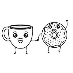 Dessin à colorier: Donut (Beigne) (Alimentation et Nutrition) #190530 - Coloriages à Imprimer Gratuits