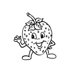 Dessin à colorier: Fraise (Alimentation et Nutrition) #186963 - Coloriages à Imprimer Gratuits