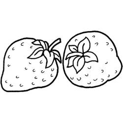 Dessin à colorier: Fraise (Alimentation et Nutrition) #186964 - Coloriages à Imprimer Gratuits