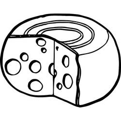 Dessins à colorier: Fromage - Coloriages à Imprimer Gratuits