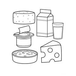 Dessin à colorier: Fromage (Alimentation et Nutrition) #217633 - Coloriages à Imprimer Gratuits