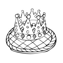 Dessin à colorier: Galette Des Rois (Alimentation et Nutrition) #178368 - Coloriages à Imprimer Gratuits