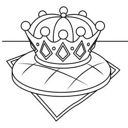 Dessin à colorier: Galette Des Rois (Alimentation et Nutrition) #178374 - Coloriages à Imprimer Gratuits